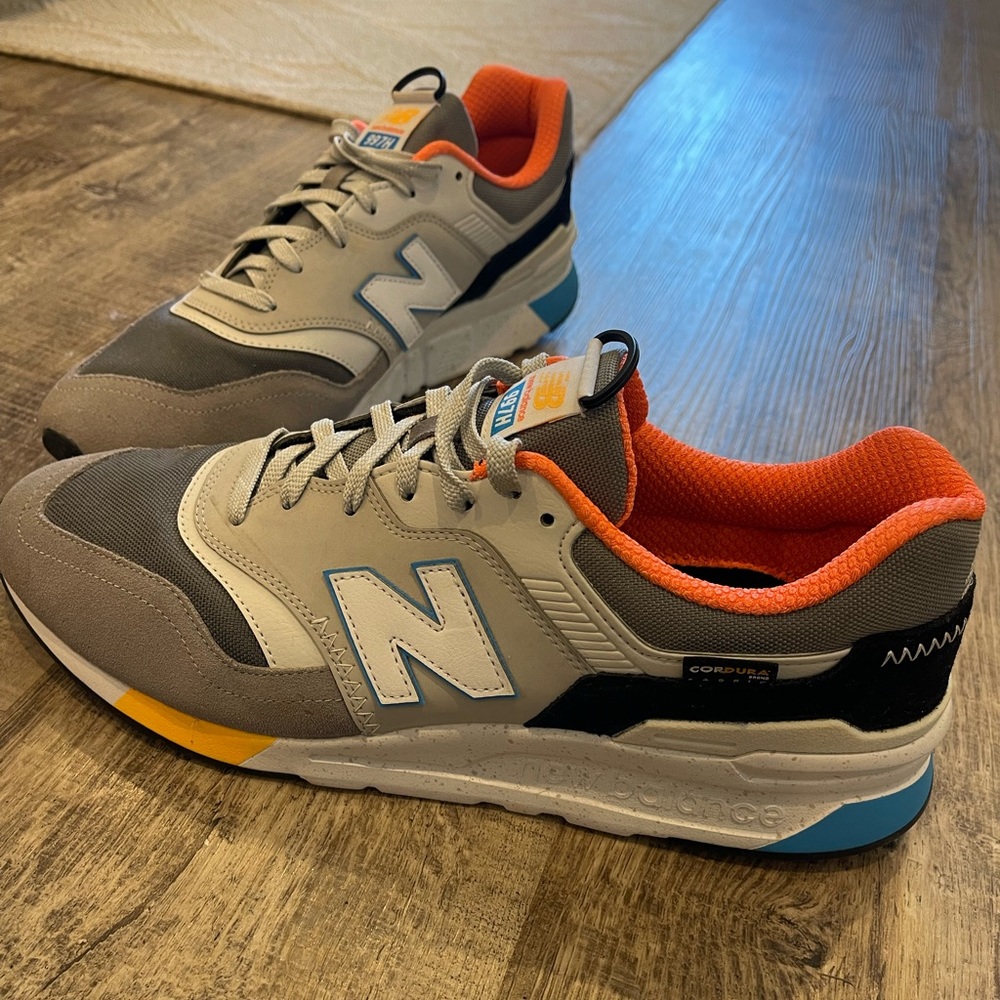 New Balance Gray and Orange Men's Shoes